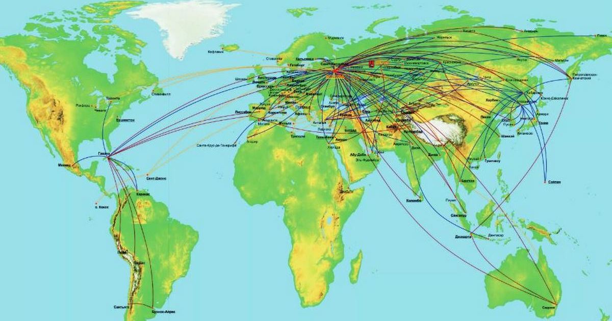 По каким маршрутам летают самолеты. Аэрофлот карта полетов 2023. Схема полетов самолетов. Карта полётов самолётов. Карта воздушных путей.